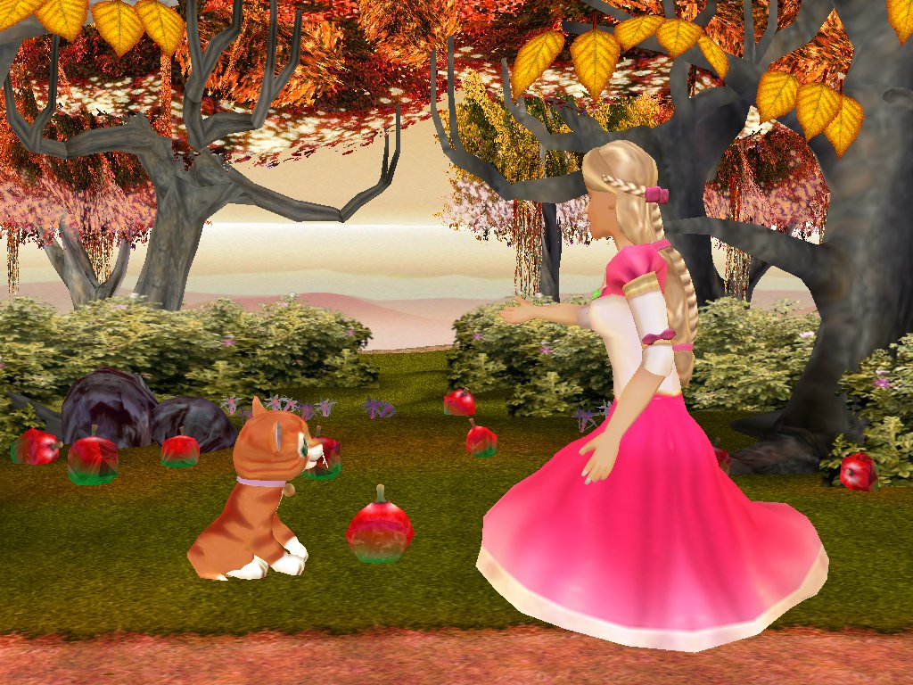 strapless open back dress Barbie in The 12 Dancing Princesses main image 1