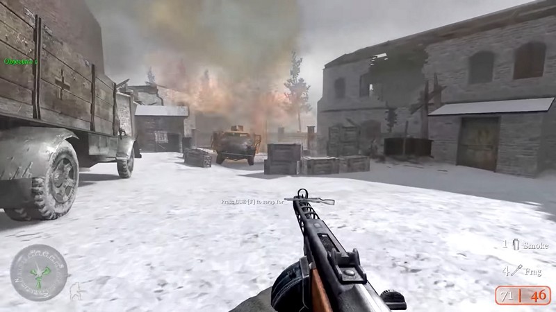 Stare gry / Gra Call Of Duty 2
