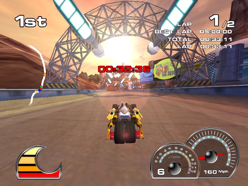 Drome Racers Menu DROME RACERS
