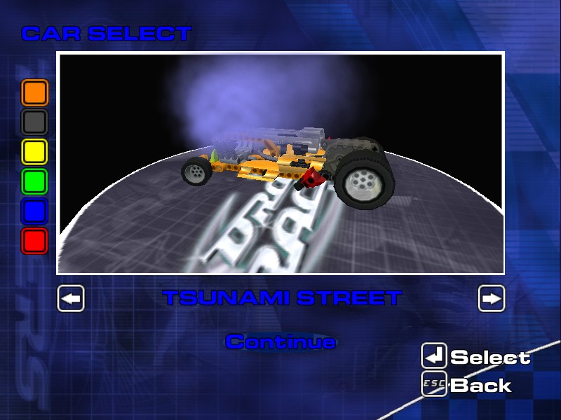 Drome Racers Menu DROME RACERS
