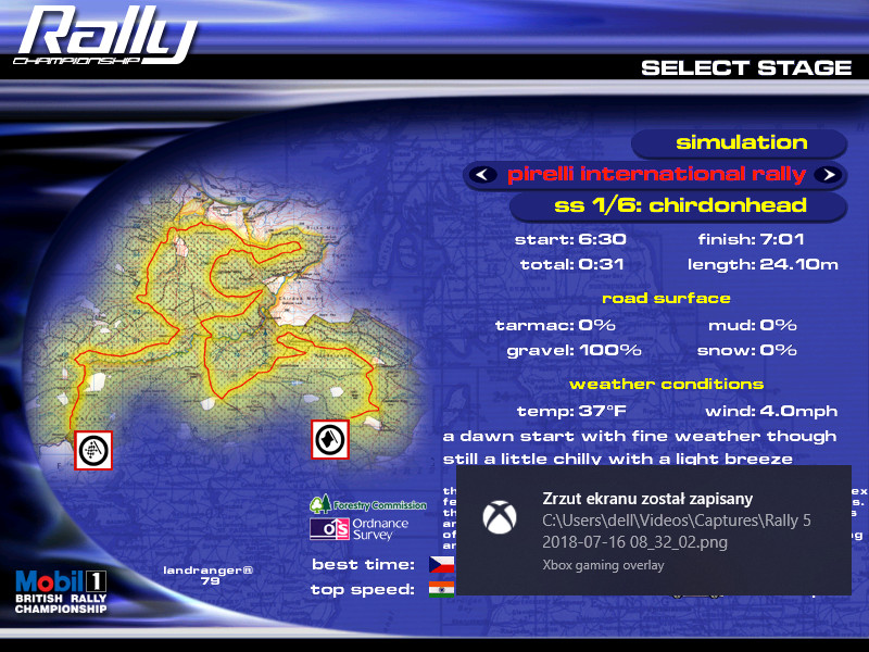 Mobil Rally Racing Game MOBIL 1 RALLY CHAMPIONSHIP