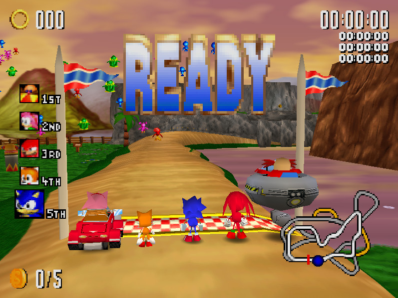 Sonic R Timer SONIC R