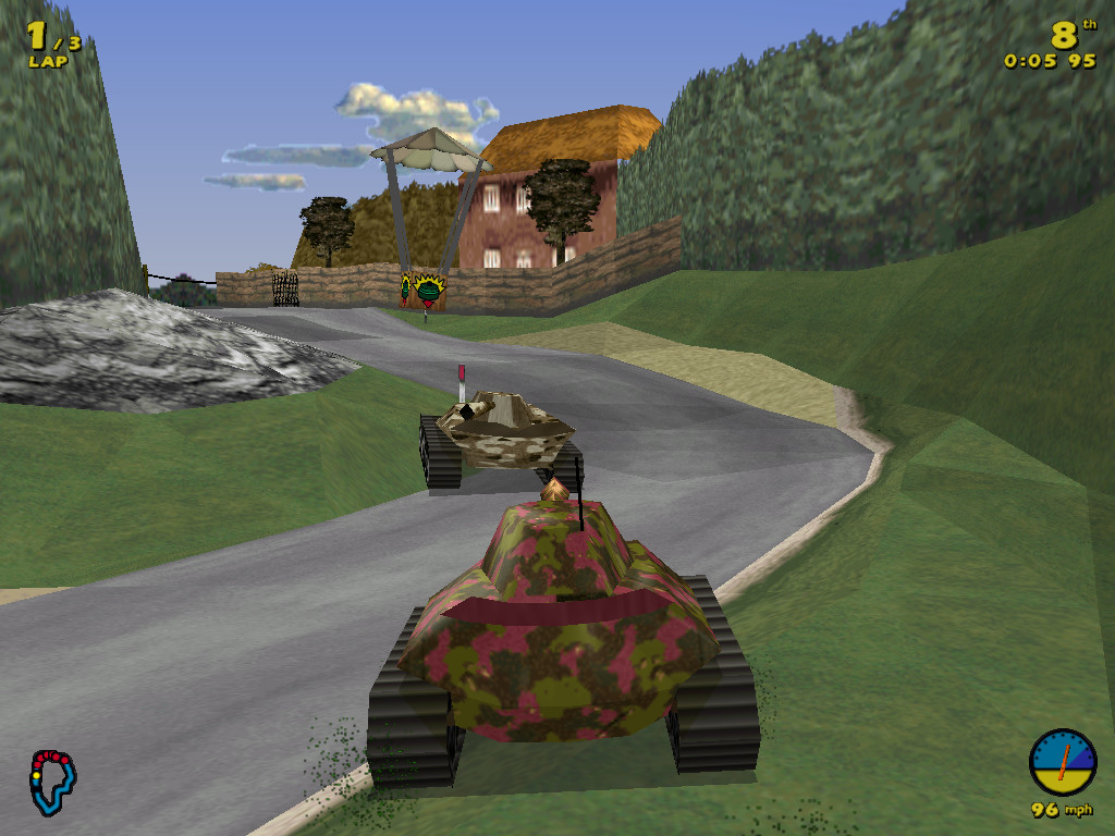 Tank Racer Silver TANK RACER