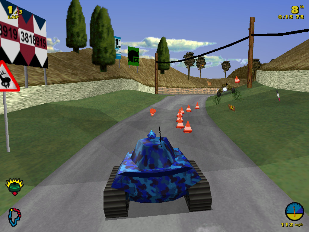 Tank Racer Silver TANK RACER