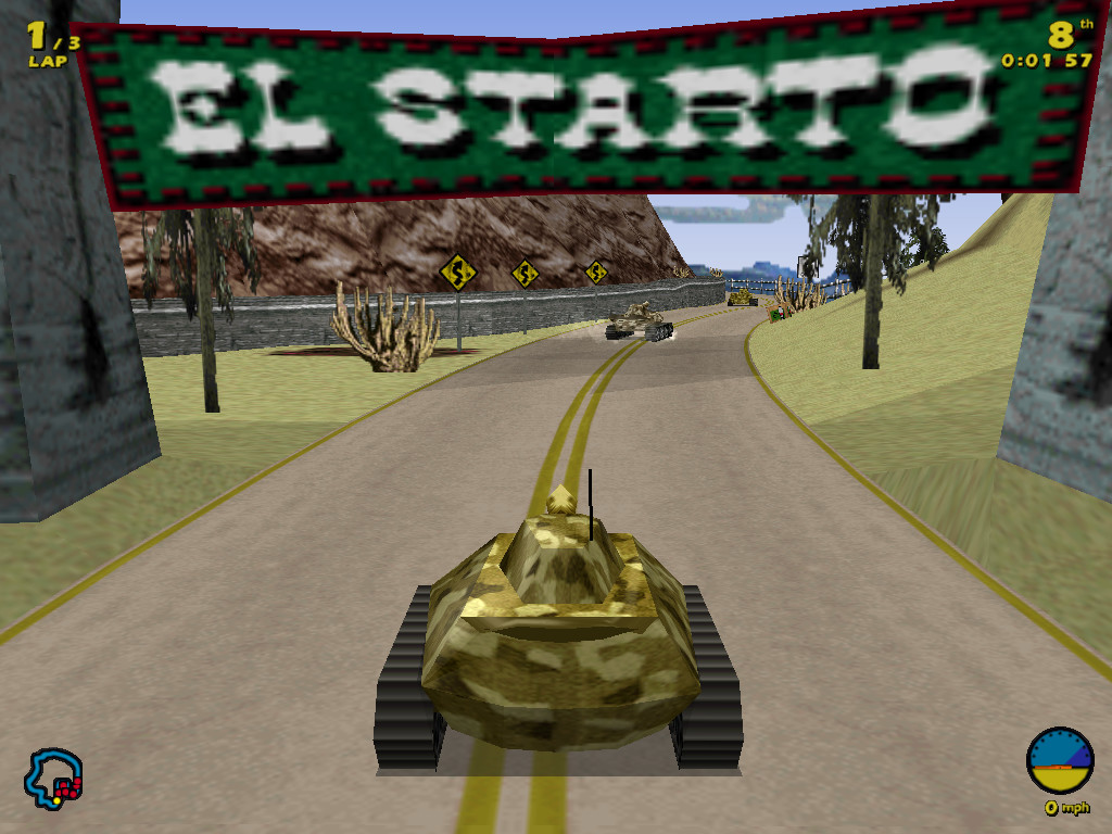 Tank Racer Silver TANK RACER